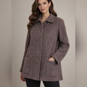 TRIBAL PURPLE COAT SIZE MEDIUM